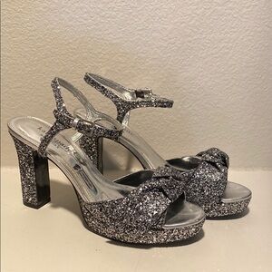 Kate Spade Glitter Platforms